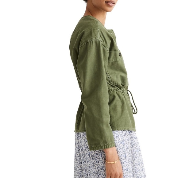 💕x4HP💕Madewell army green utility jacket size small - Picture 3 of 9